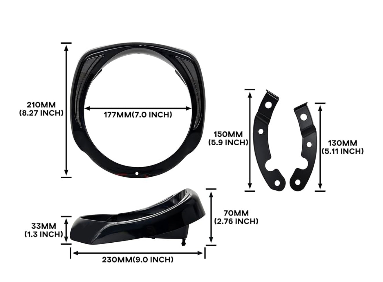 Street glide / Electra glide headlight bezel