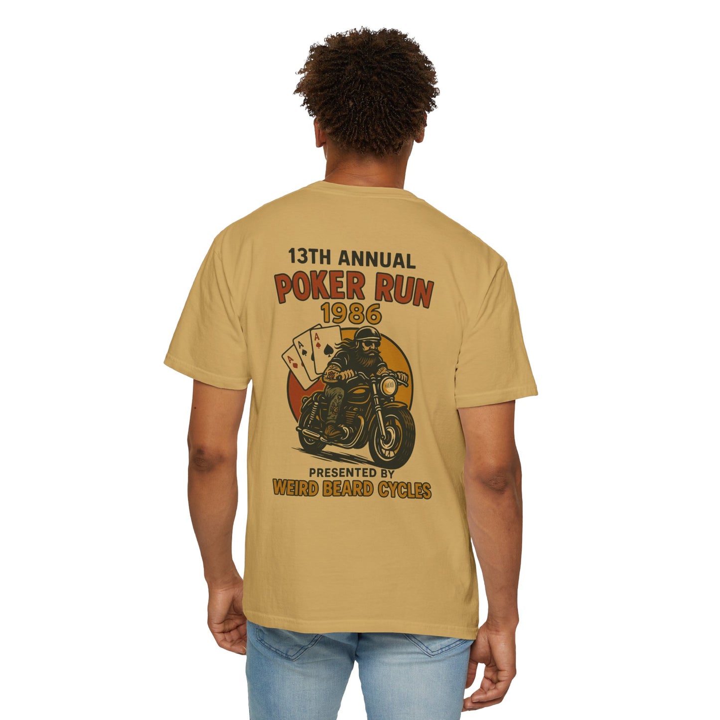 Vintage Poker Run Motorcycle T-Shirt